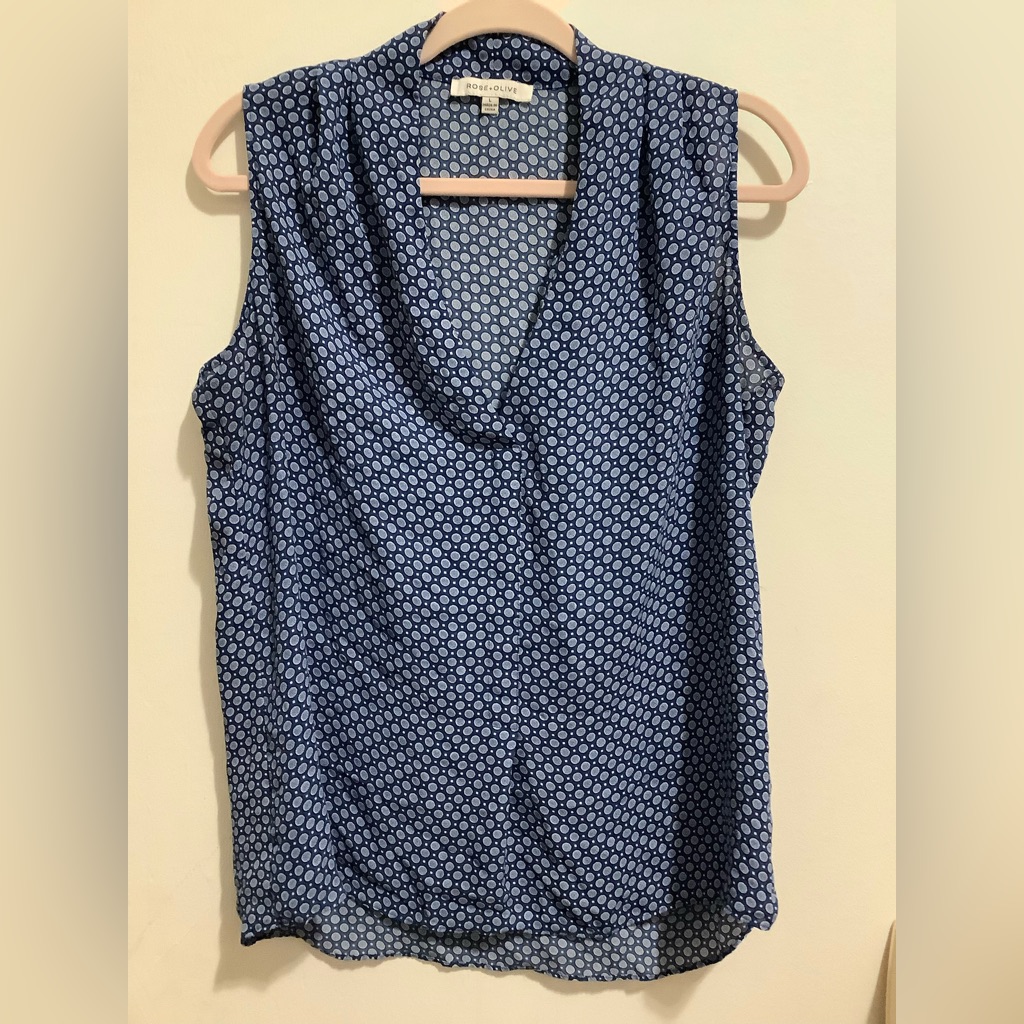 Rose & Olive Sleeveless Top